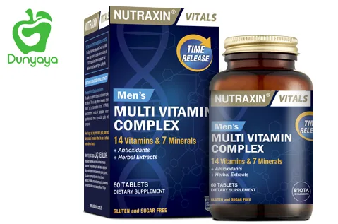 مجموعة فيتامينات للرجال من نوتراكسين 60 قرص Nutraxin