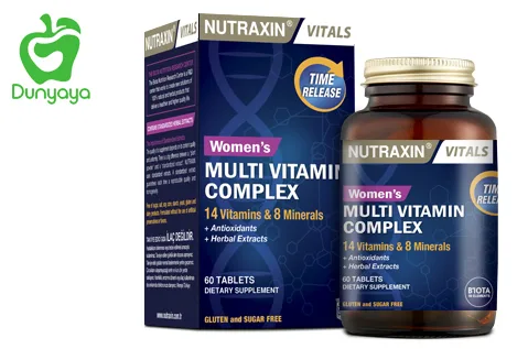مجموعة فيتامينات للنساء من نوتراكسين 60 قرص Nutraxin
