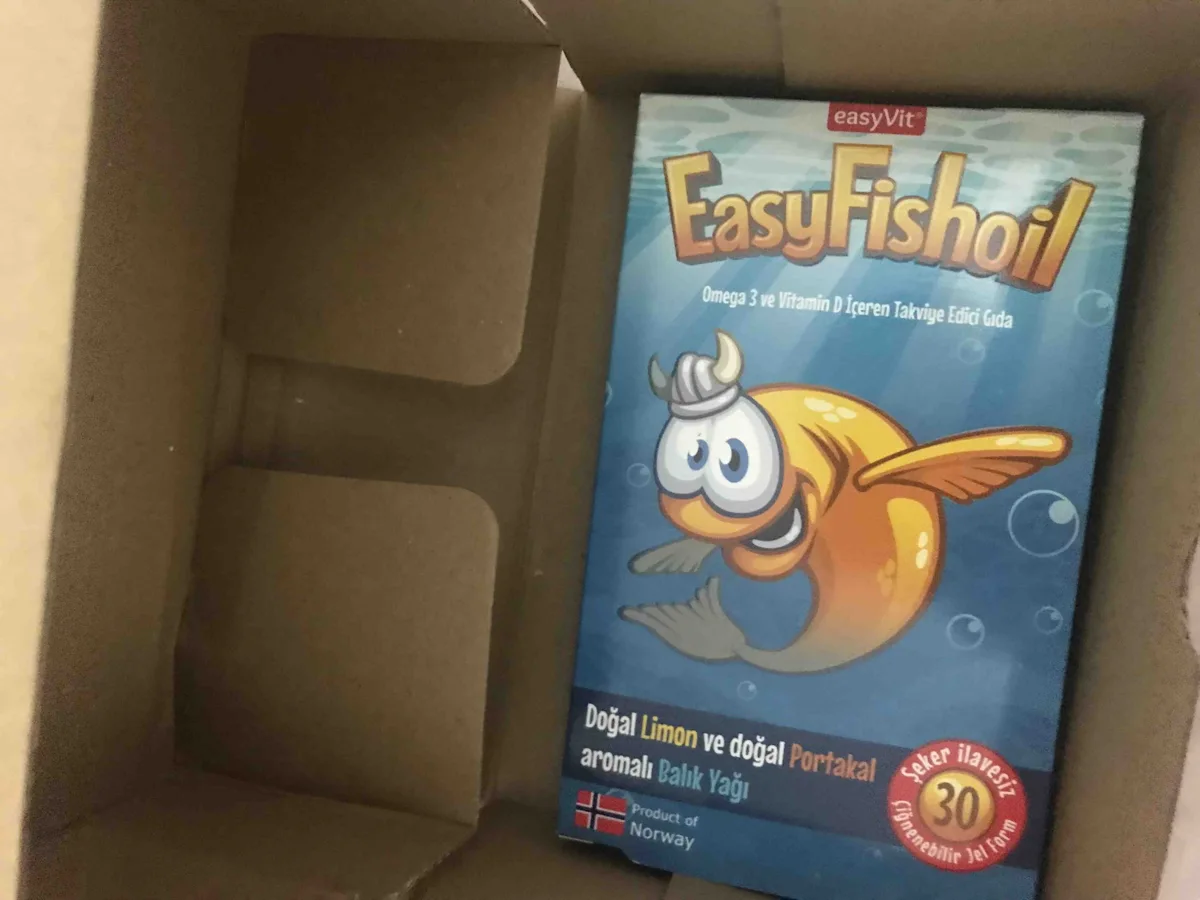 قراءة عبوة Easy Fish Oil والأسئلة قبل الطلب