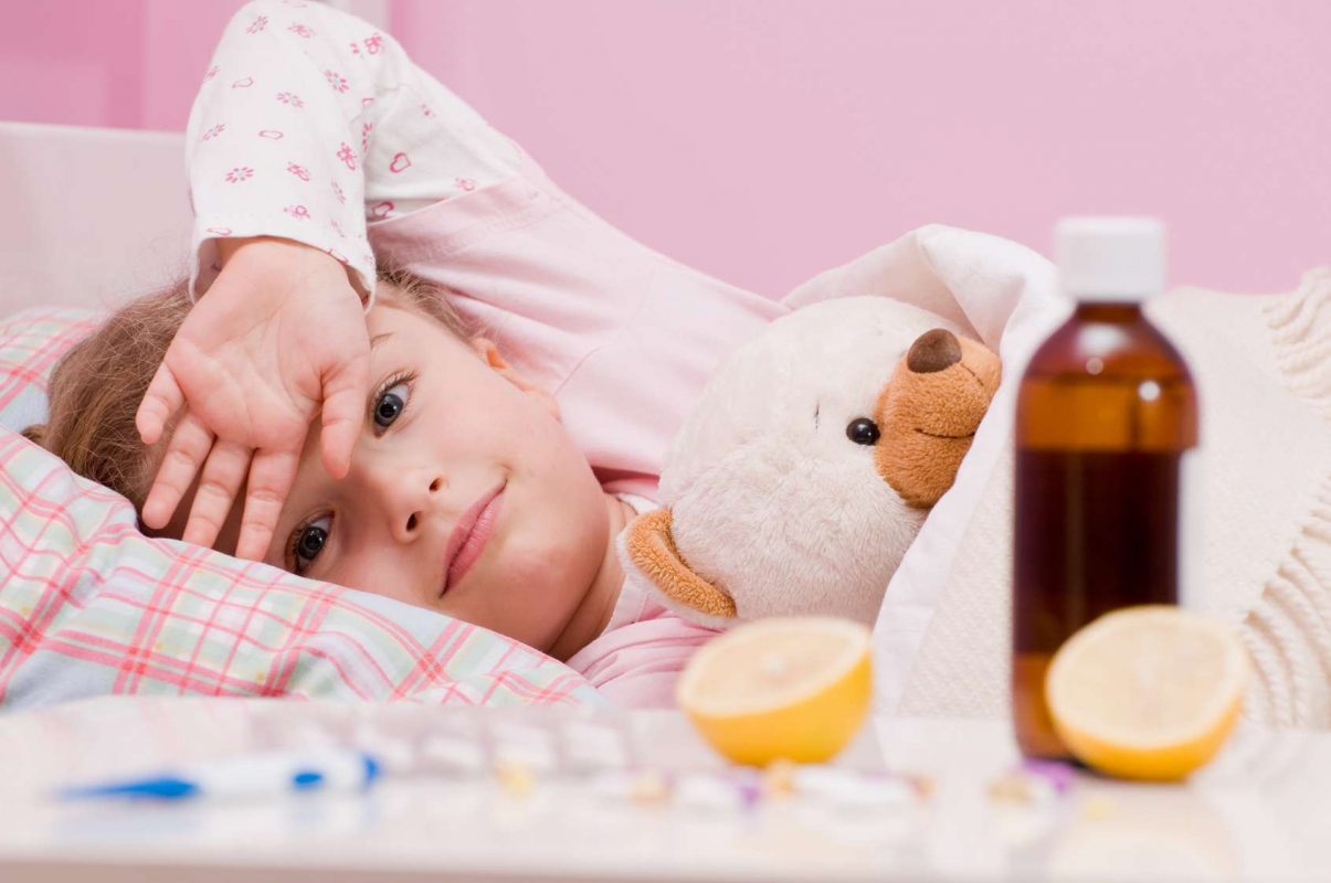 طرق علاج نزلات البرد للاطفال