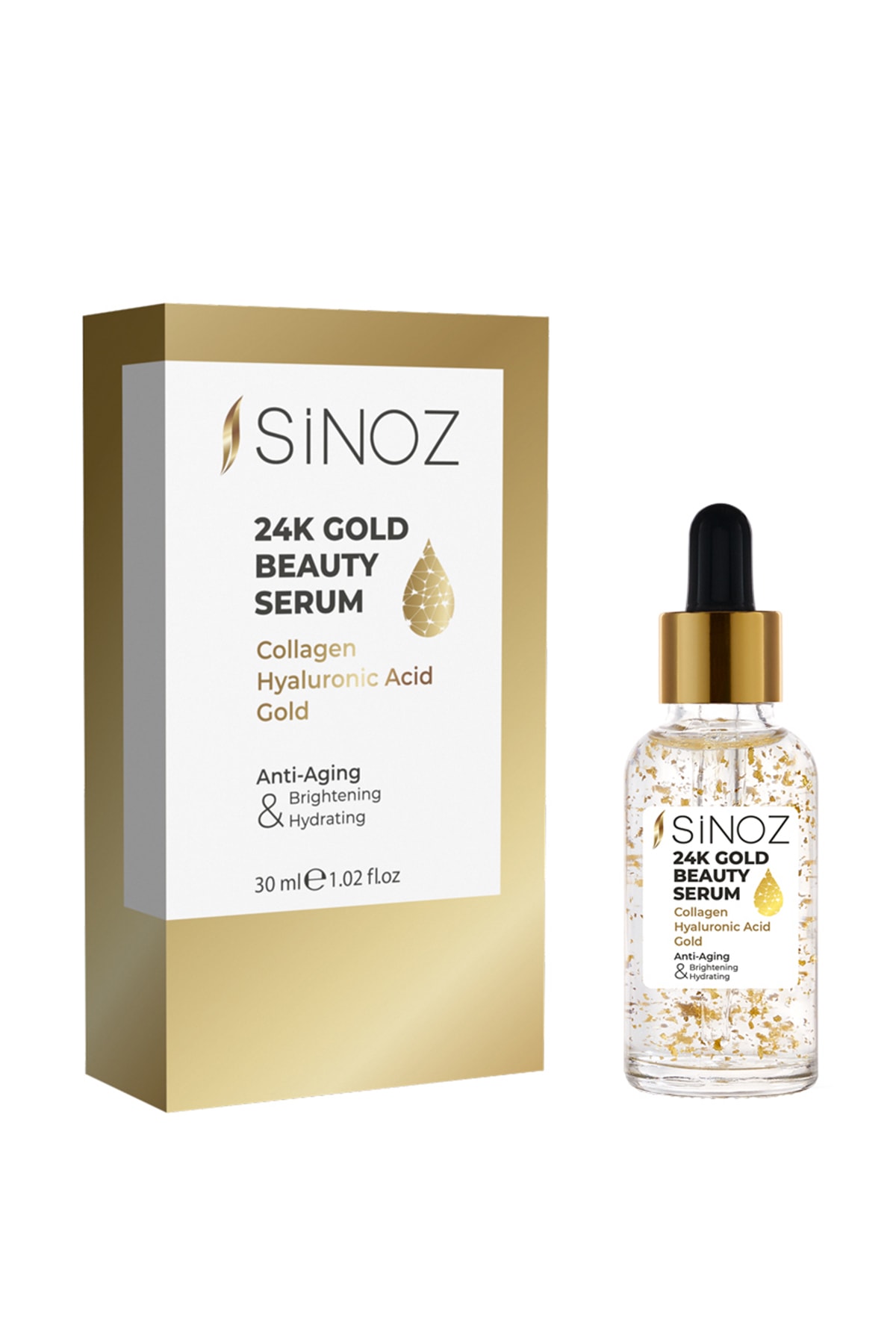 مصل Sinoz الذهبي التركي للتجميل وعلاج التجاعيد