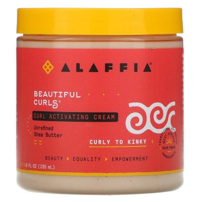 منتج Alaffia, Beautiful Curls، كريم يساعد على فك تجعيد الشعر