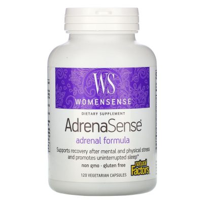 منتج Natural Factors, WomenSense, AdrenaSense