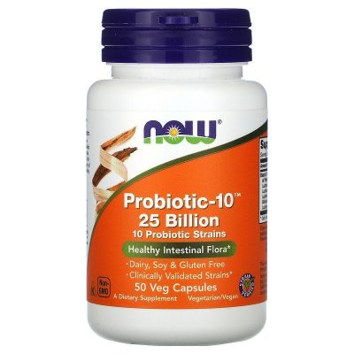 منتج Now Foods, Probiotic-10‏