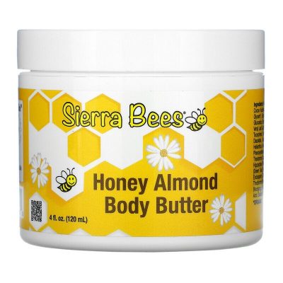 منتج Sierra Bees, زبدة الجسم بالعسل واللوز