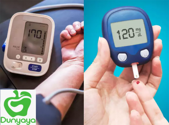 ارتفاع ضغط الدم والسكر معا