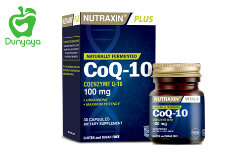 إنزايم CoQ10 من نوتراكسين 30 قرص لدعم الصحة العامة Nutraxin
