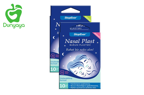 لصقات أنف – Nasal Plast لعلاج مشاكل النوم والتنفس من Stopever