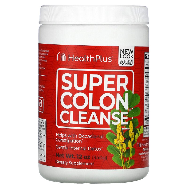 سوبر كولون كلينز لعلاج القولون 340 جم من هيلث بلس Health Plus