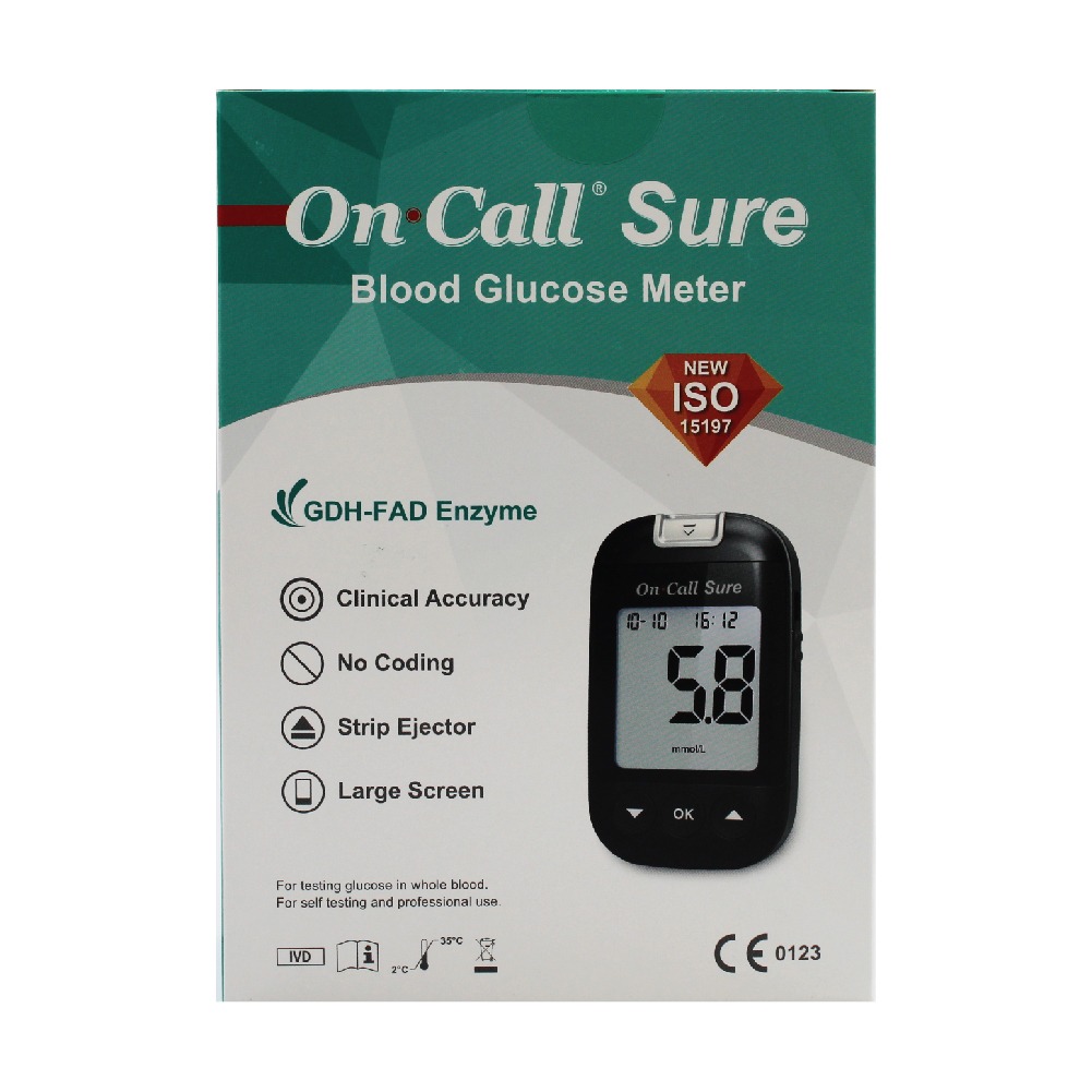 جهاز قياس السكر اون كول  شور ON CALL SURE