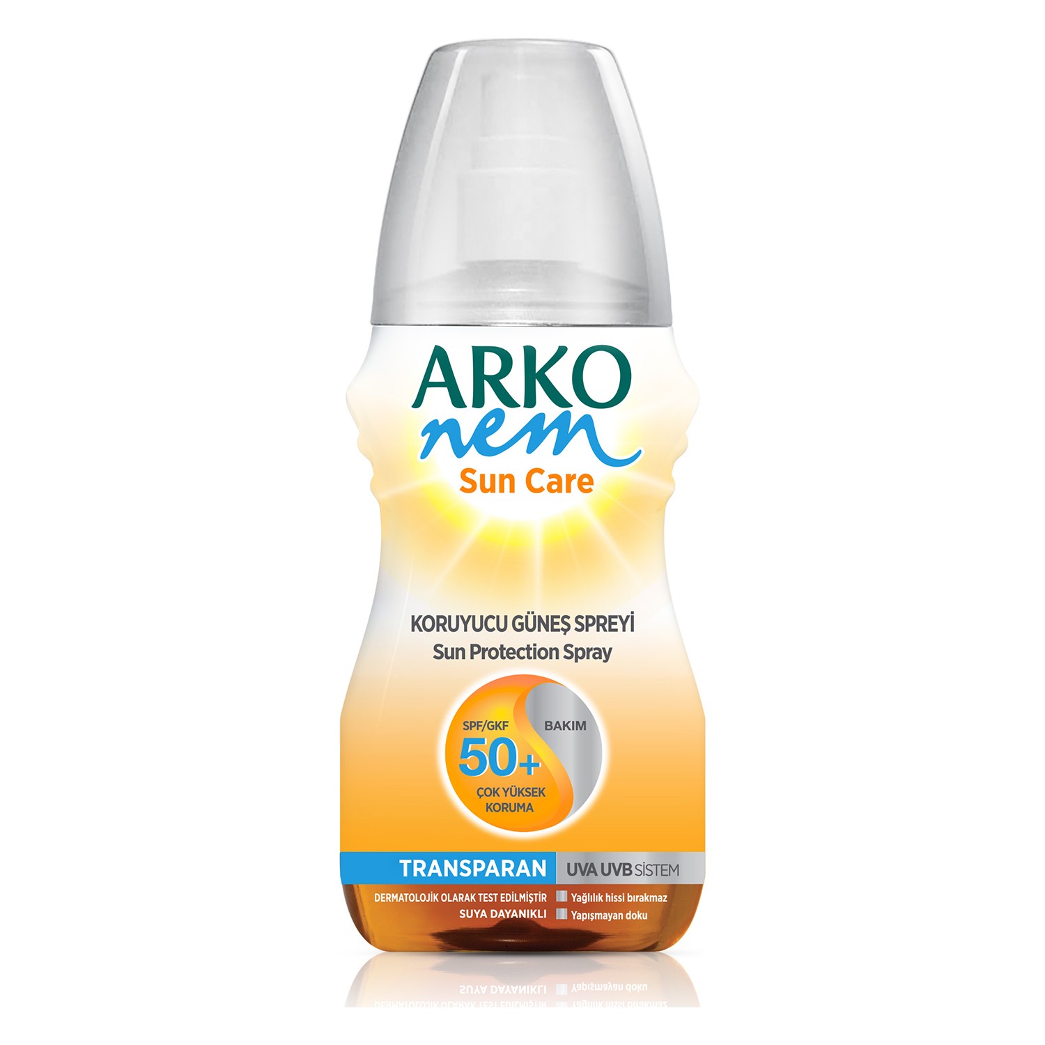 اركو نيم بخاخ الحماية من أشعة الشمس 50spf+ للبشرة الفاتحة Arko nem