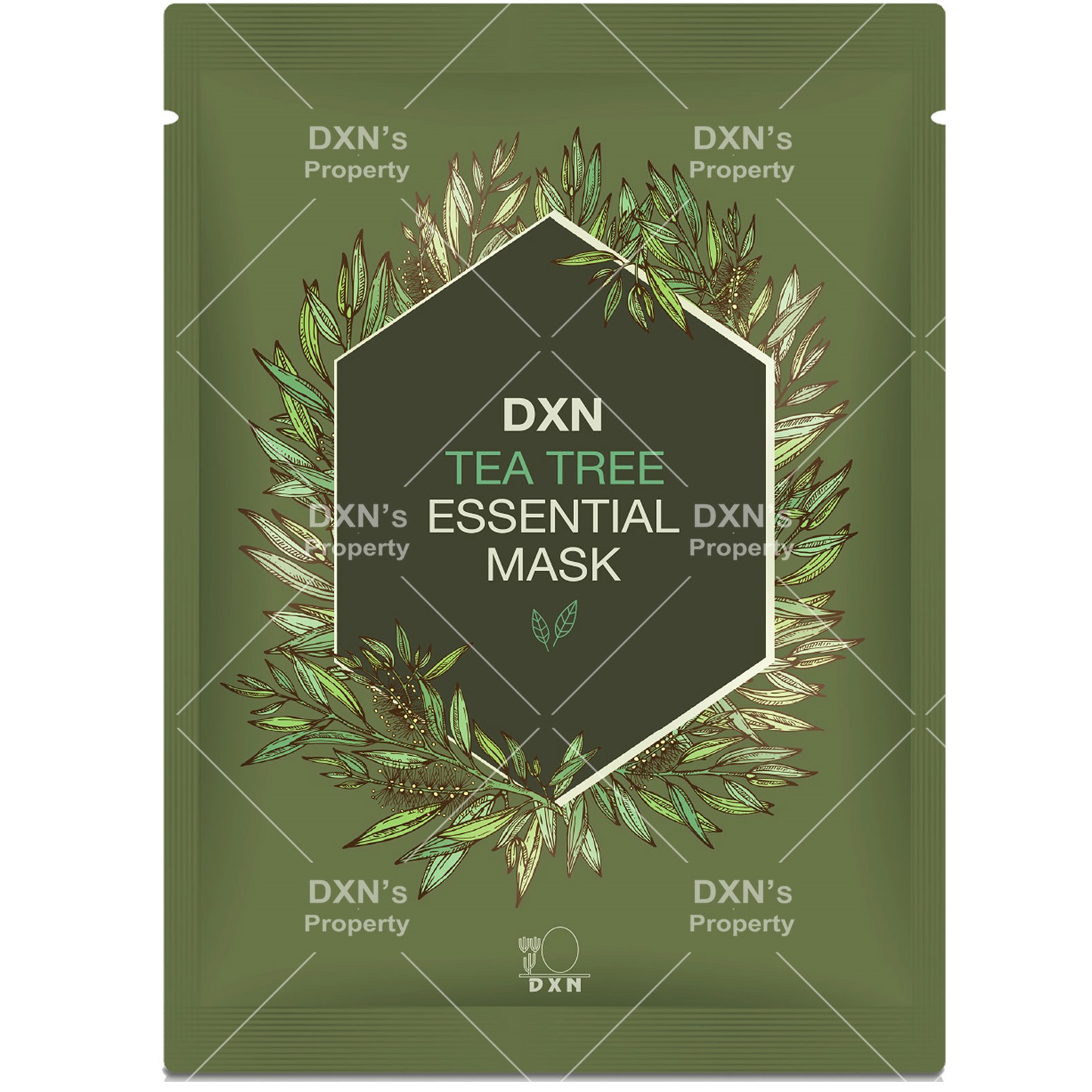 قناع الجوهرة dxn بخلاصة شجرة الشاي لعلاج البشرة الدهنية منتجات دكسن