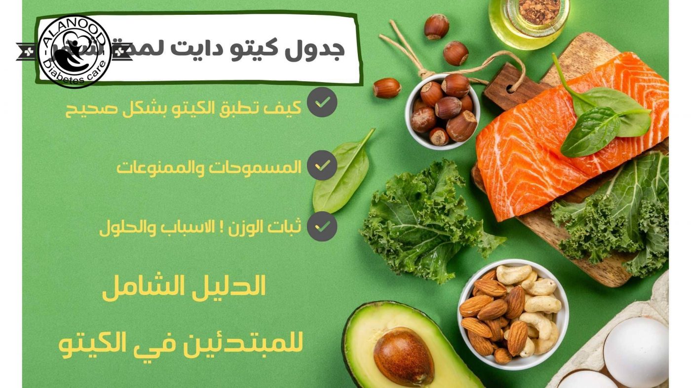 جدول نظام الكيتو دايت في شهر واحد