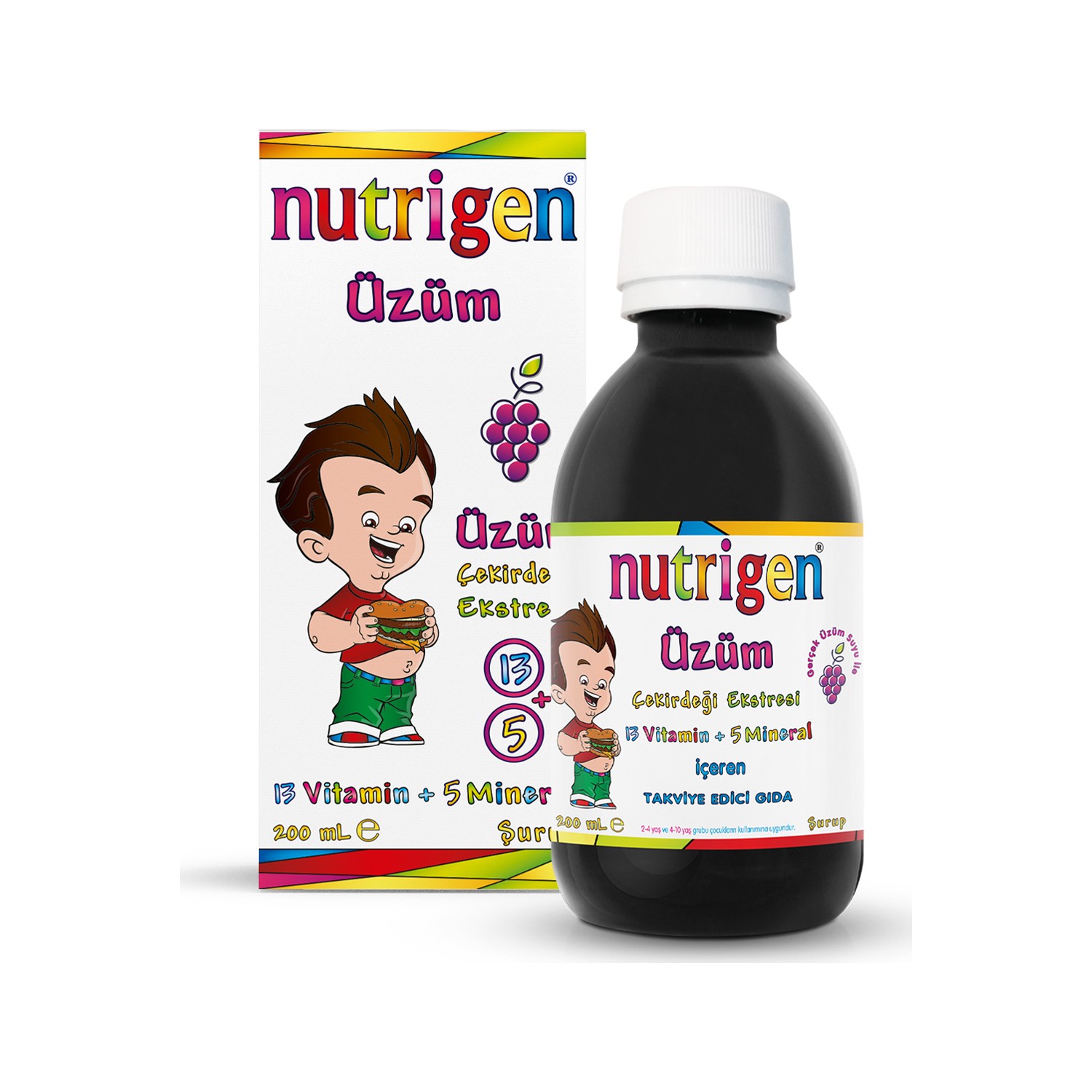 نيوتريجن شراب بذور العنب للحفاظ على الوزن 200 مل Nutrigen