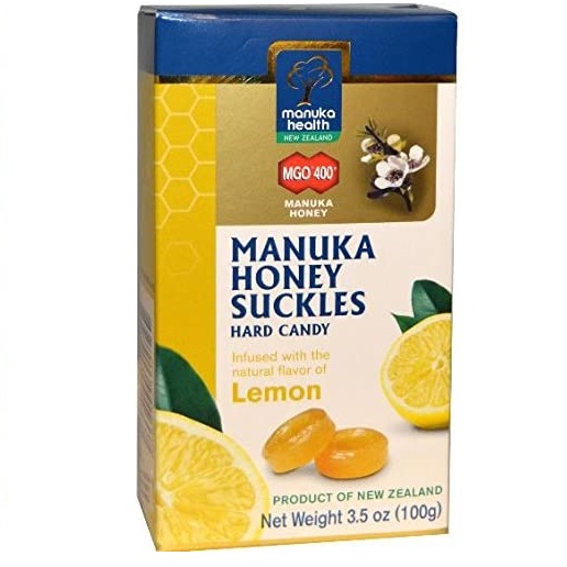 اقراص استحلاب بعسل المانوكا والليمون 15 قرص من مانوكا هيلث Manuka Health