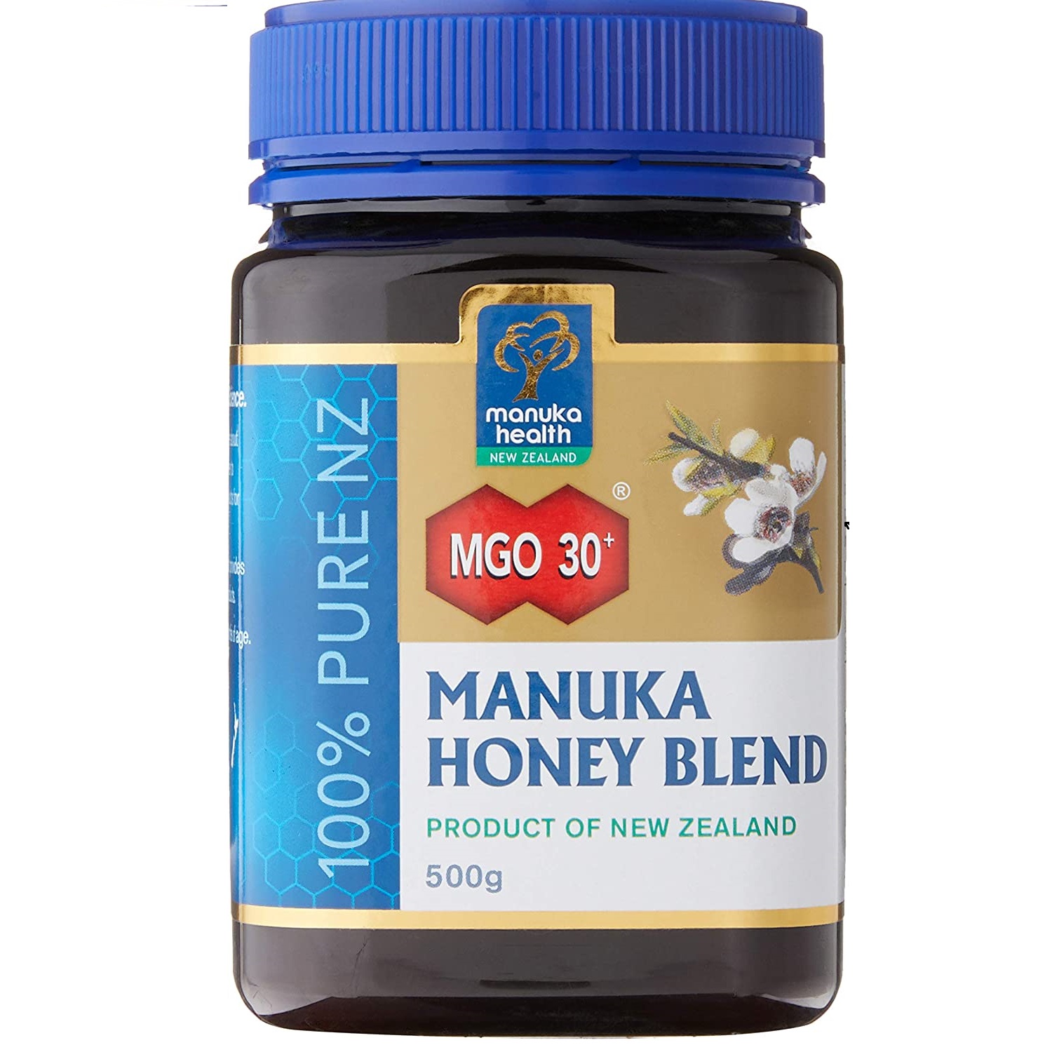 عسل مانوكا نيوزيلندي نقي 500 جم مع مركب ميثايلجلايوكسال 30+ من مانوكا هيلث Manuka Health