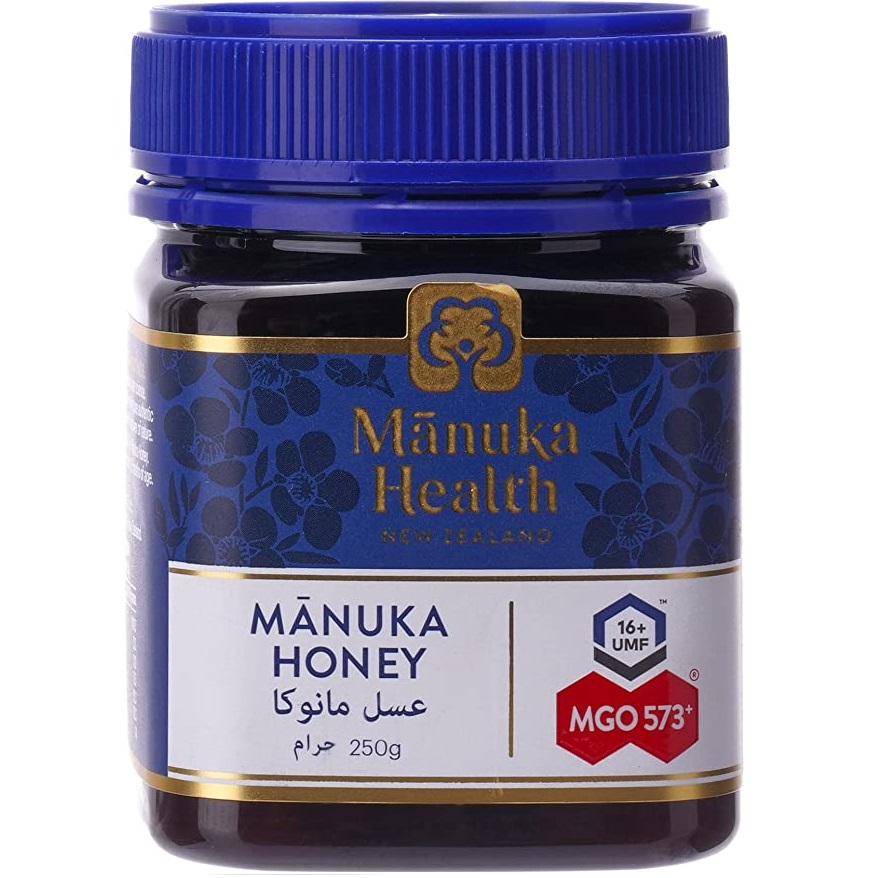 عسل مانوكا من الغابات النيوزيلاندية ام جي او 573+ يو ام اف 16 وزن 250 جرام من مانوكا هيلث Manuka Health
